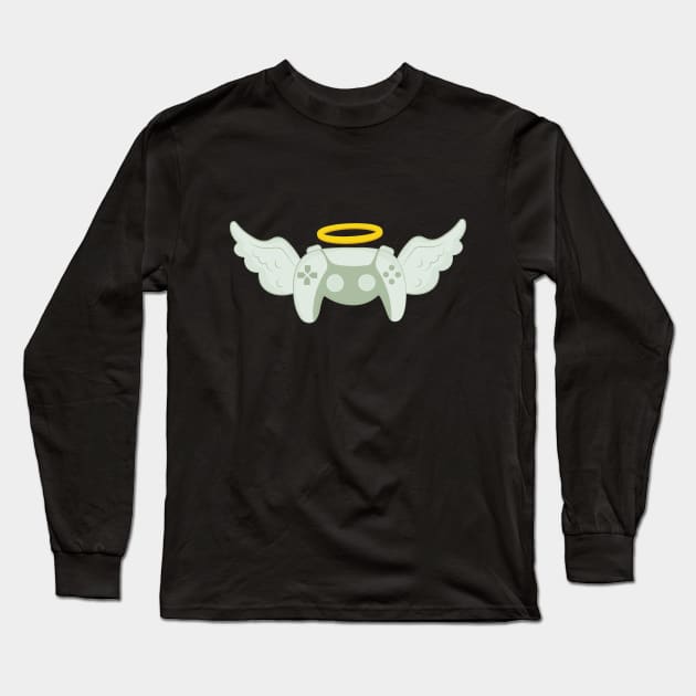 Angel Of Gamer Long Sleeve T-Shirt by novaya